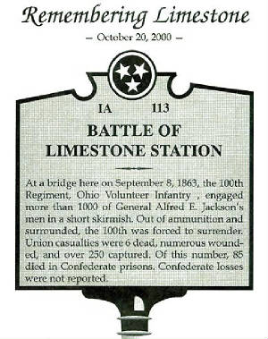 Historical Marker: Battle of Limestone Station.jpg