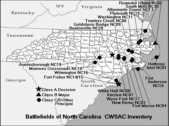 North Carolina Civil War Battlefields.gif